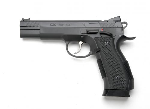 CZ-USA A01-SD Custom 9mm Black Polycoat and Nitride Pistol