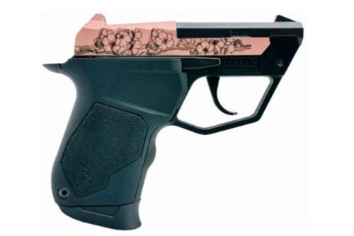 Taurus 22TUC Cherry Blossom .22 LR Black Frame and Grip with Pink Slide Pistol