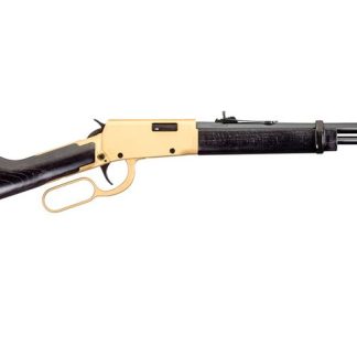 Rossi Rio Bravo 22LR Lever-Action Rifle with Gold Receiver and Hardwood Stock